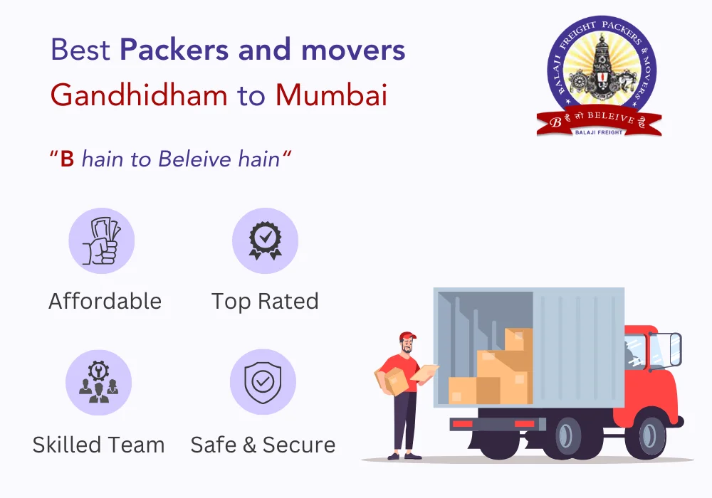 Packers and Movers Gandhidham to Mumbai